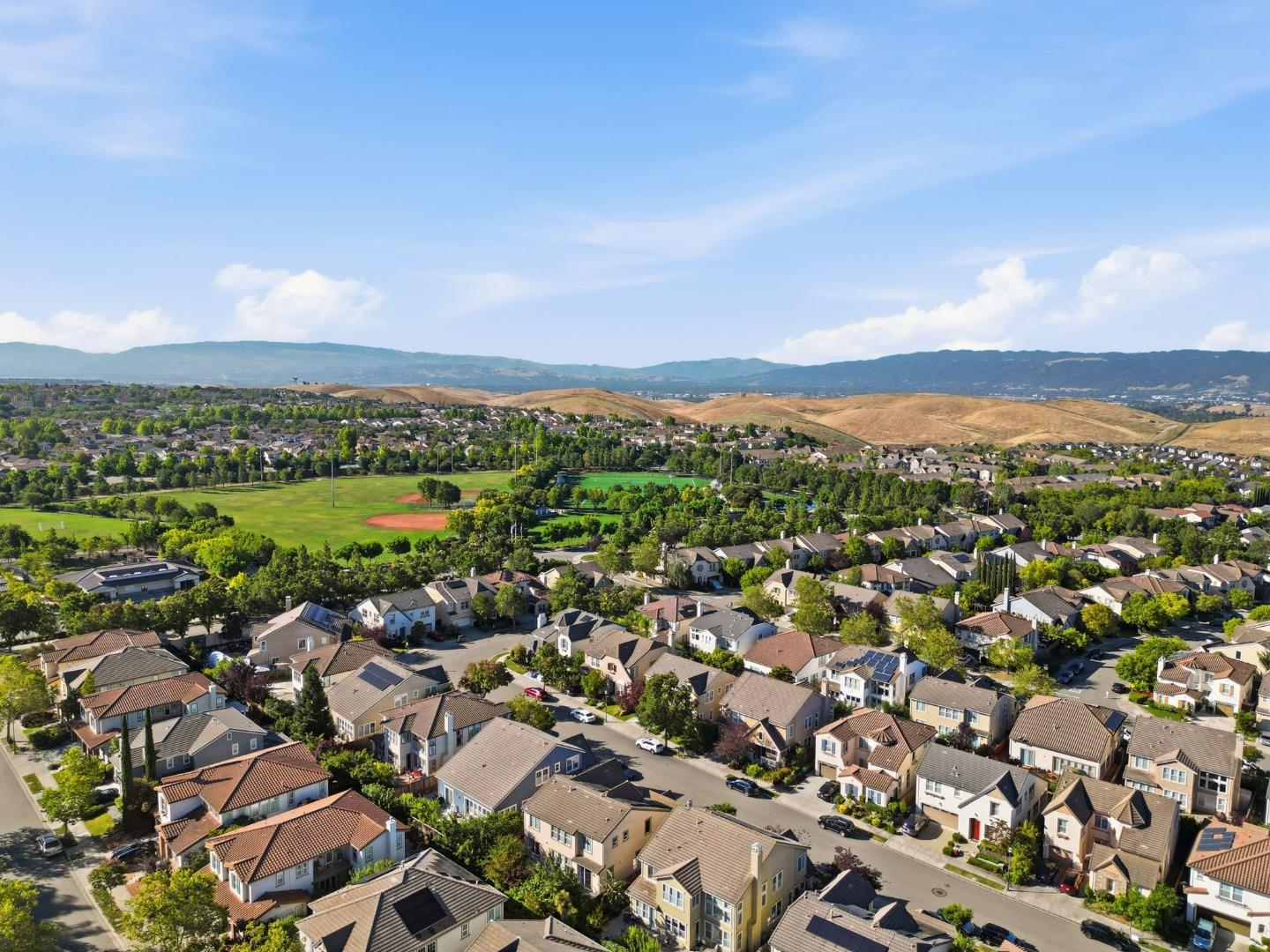 2556 Harlow Lane San Ramon, CA 94582 - Photo 58 of 62 an aerial view of residential houses with outdoor space and street view