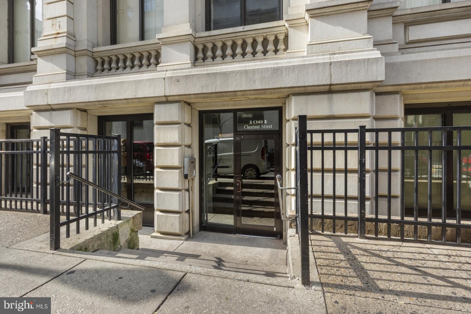 1001 Chestnut Street, Unit 903W Philadelphia, PA 19103 - Photo 19 of 21 a view of a building entrance