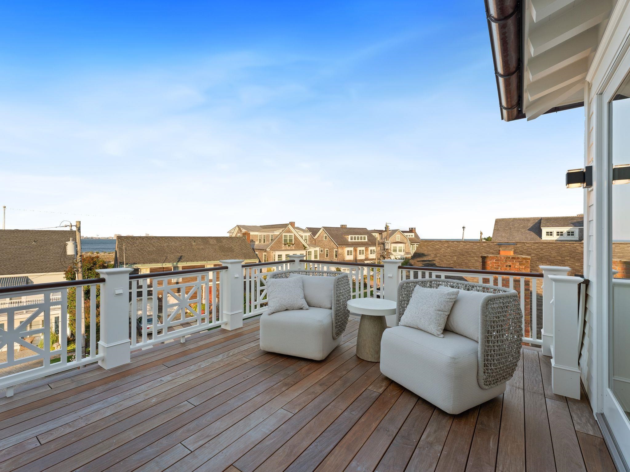 12 East Newcastle Road Ocean City, NJ 08226 - Photo 36 of 50 a view of roof deck with seating space