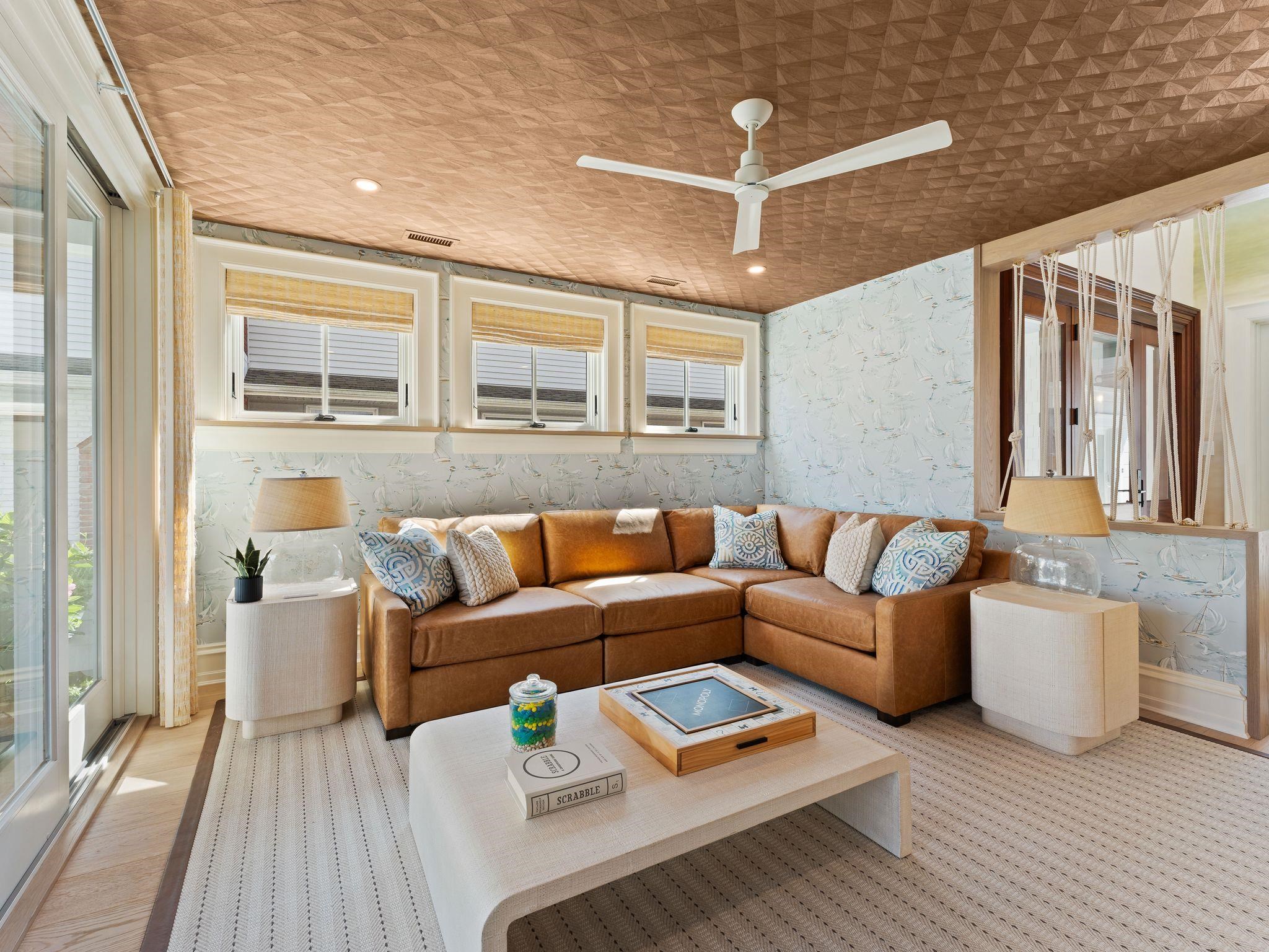 12 East Newcastle Road Ocean City, NJ 08226 - Photo 5 of 50 a living room with furniture and a large window
