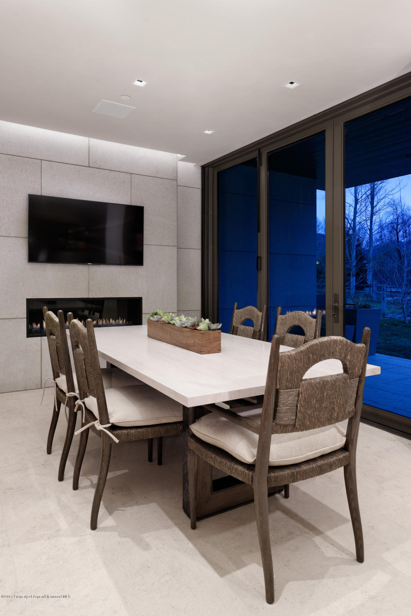 135 Miners Trail Road Aspen, CO 81611 - Photo 19 of 41 a dining room with furniture and window