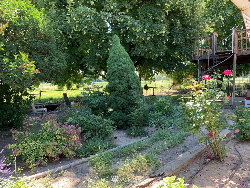 141 Rogers Road Prescott, WA 99348 - Photo 30 of 40 a backyard of a house with lots of green space