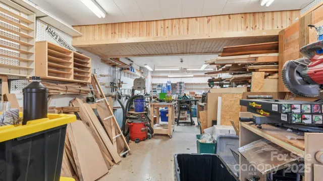 a view of storage and utility room