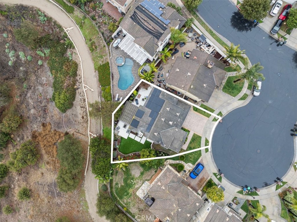 704 Corte Buscando San Clemente, CA 92673 - Photo 38 of 43 an aerial view of a highlighted house