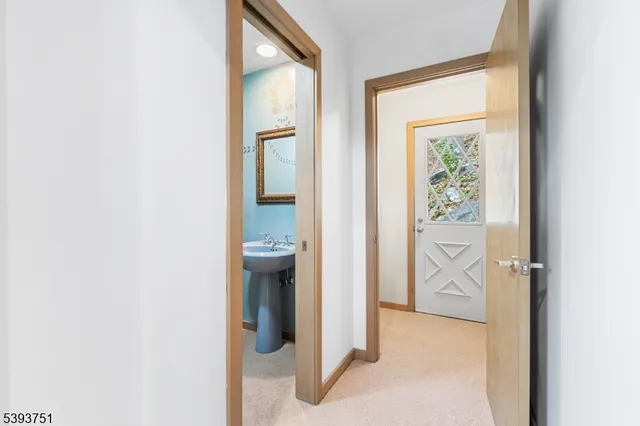 a view of a bathroom with utility room