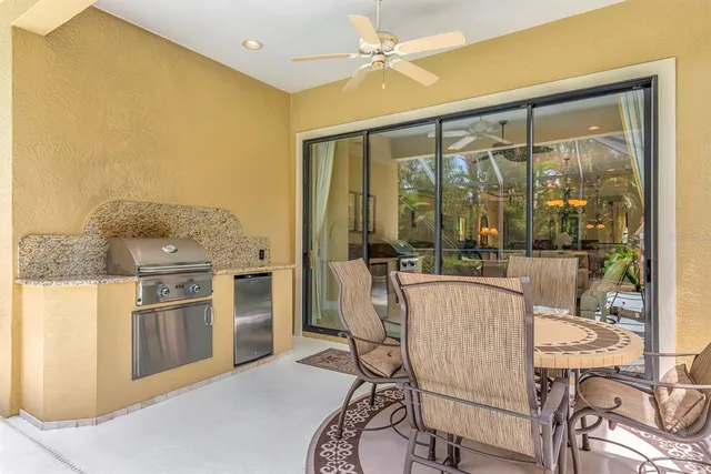 a view of a city with a building in the background