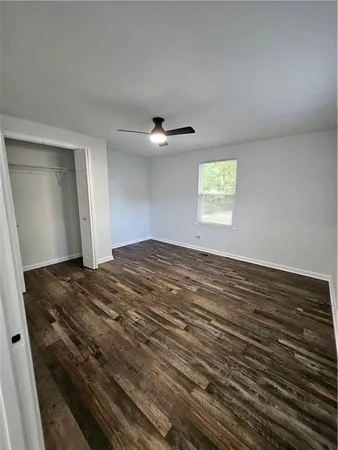 wooden floor in an empty room