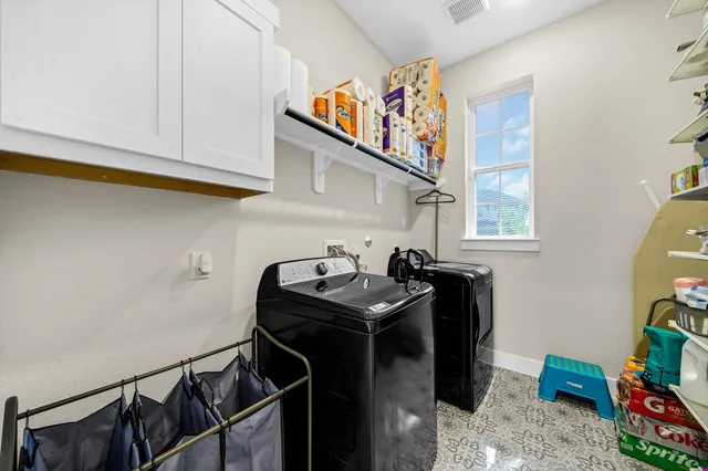 a room with storage and utility