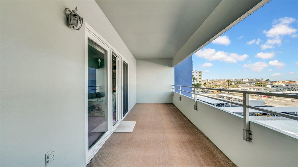 17400 Gulf Boulevard, Unit I4 North Redington Beach, FL 33708 - Photo 18 of 30 a view of a balcony with city view