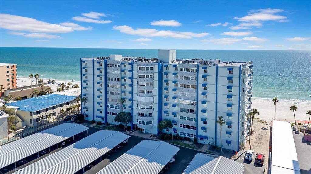 17400 Gulf Boulevard, Unit I4 North Redington Beach, FL 33708 - Photo 2 of 30 a view of a balcony with wooden floor