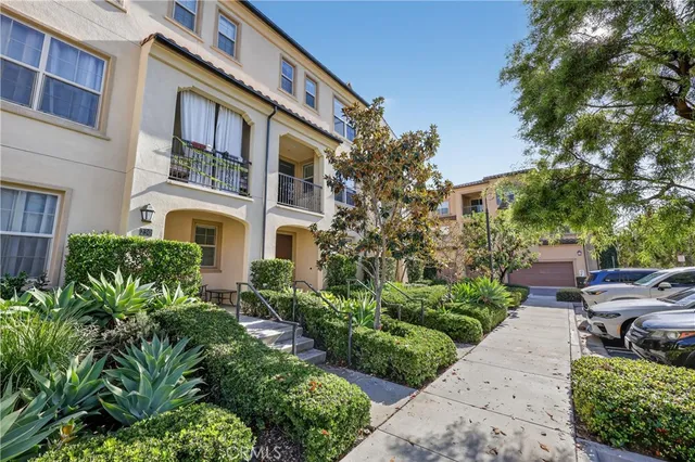 a front view of a multi story residential apartment building