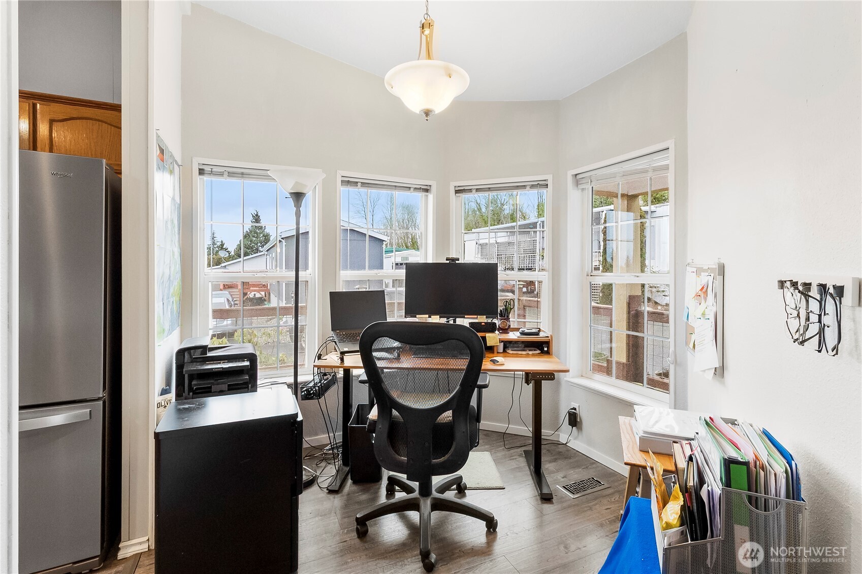 1200 Lincoln Street, Unit 193 Bellingham, WA 98229 - Photo 8 of 18 a view of a workspace with furniture and a window