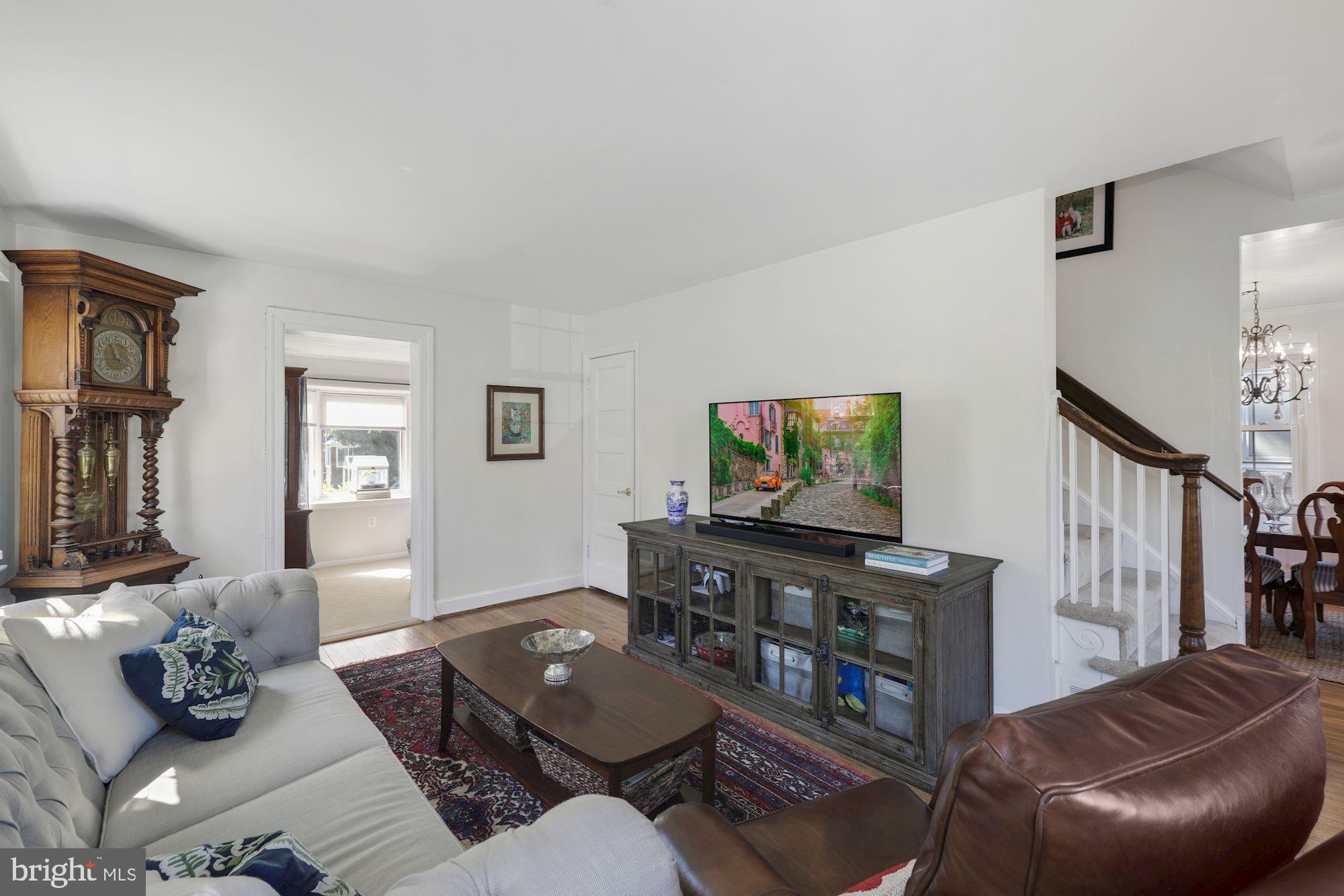 10008 Raynor Road Silver Spring, MD 20901 - Photo 4 of 24 Living room opens to family room