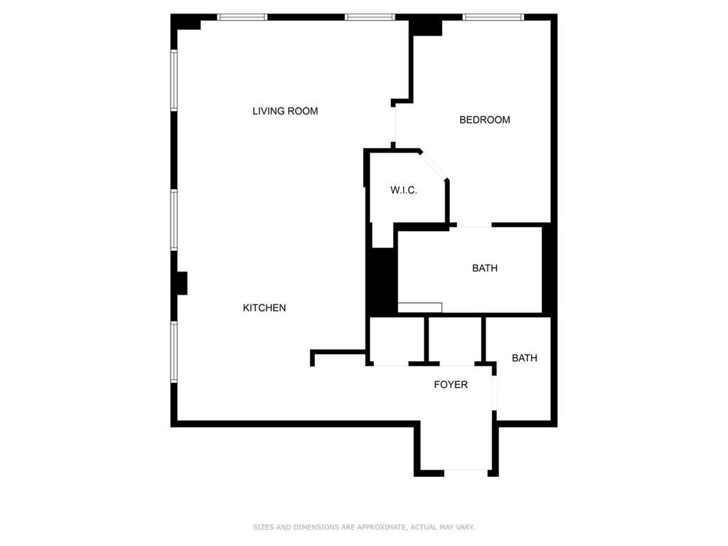 57 Forsyth Street Northwest, Unit 12B Atlanta, GA 30303 - Photo 32 of 38 a picture of a floor plan