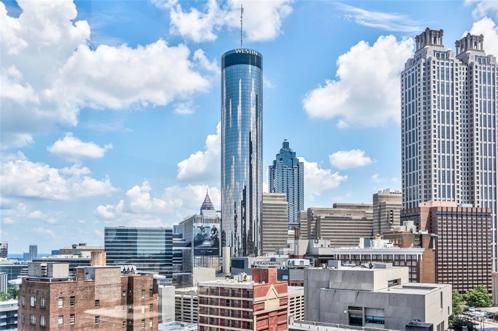 57 Forsyth Street Northwest, Unit 12B Atlanta, GA 30303 - Photo 37 of 38 a city view with lot of high rise buildings