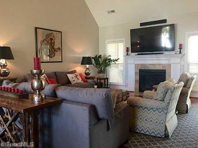 5083 Peppertree Road Clemmons, NC 27012 - Photo 2 of 16 Den/Family/Great Room. High ceilings, open to kitchen and breakfast areas