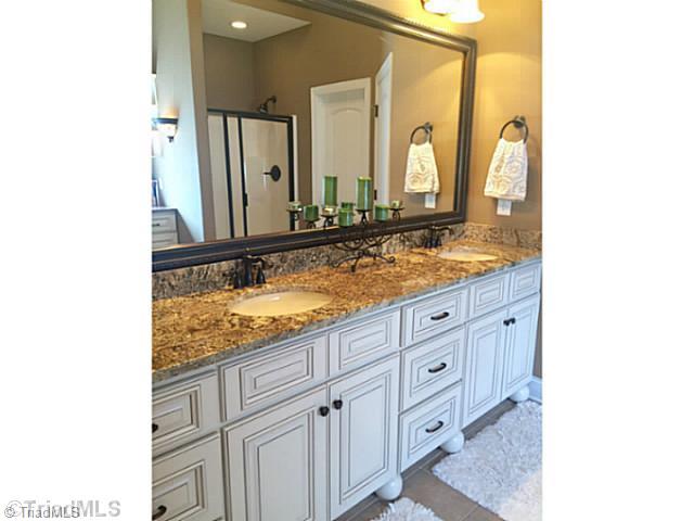 5083 Peppertree Road Clemmons, NC 27012 - Photo 6 of 16 Master Bath/Spa. Extra large masterbath vanity with dual sinks and extra storage