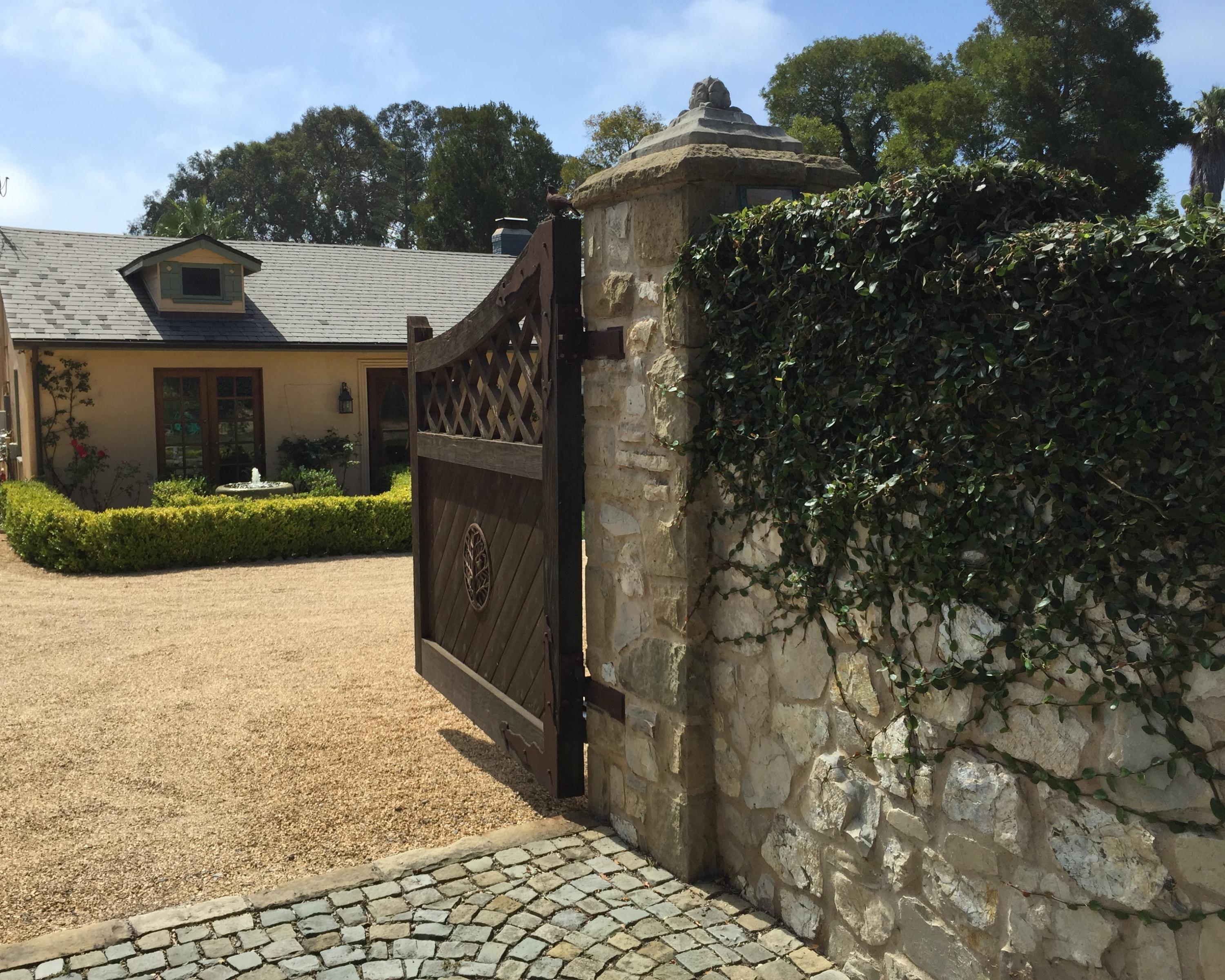 230 Hot Springs Road Santa Barbara, CA 93108 - Photo 1 of 13 Gated Entrance