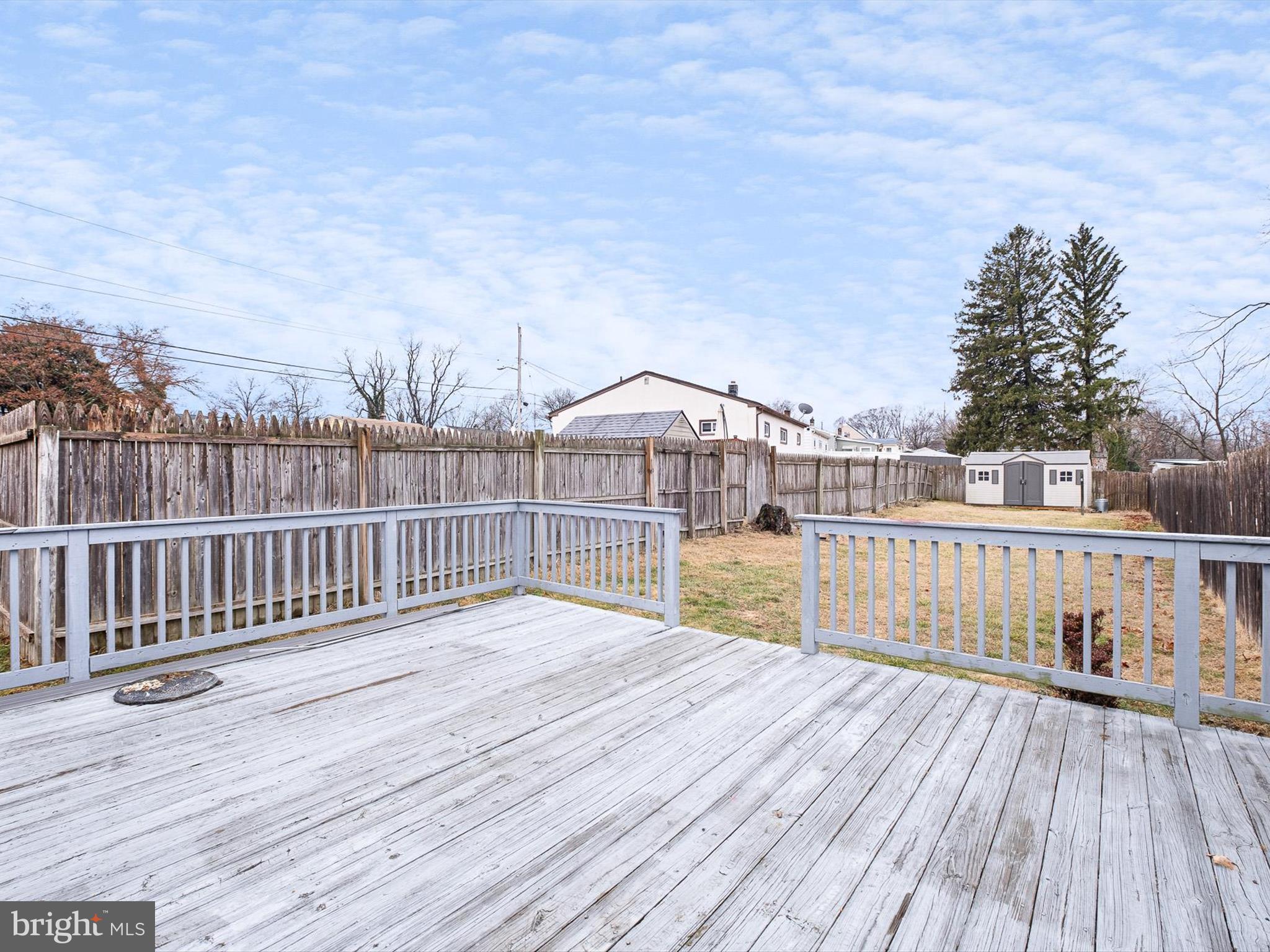 1820 Newport Road Wilmington, DE 19808 - Photo 18 of 20 a view of balcony with wooden floor and fence
