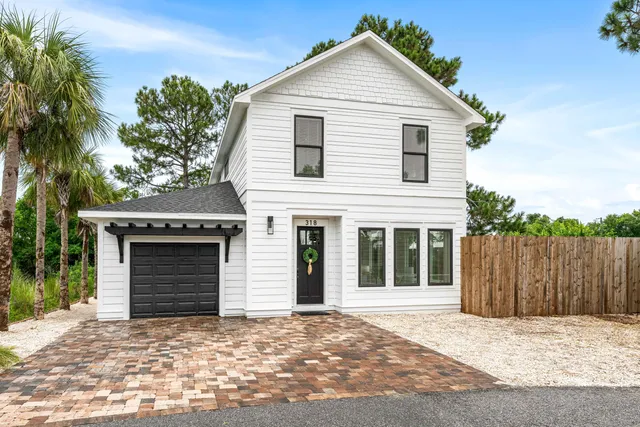 a house with a outdoor space