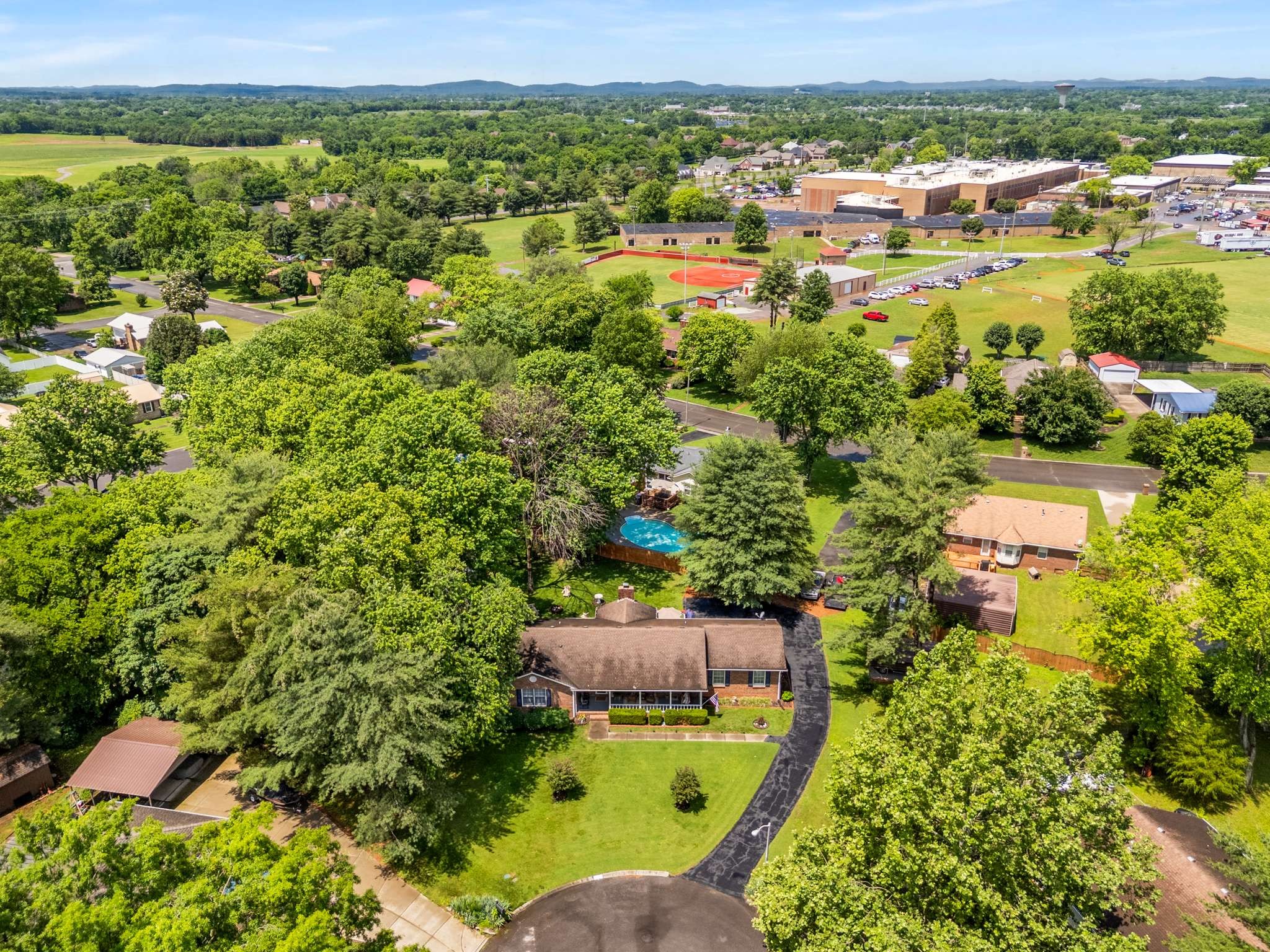 513 Rose Circle Murfreesboro, TN 37128 - Photo 37 of 37 an aerial view of residential house with outdoor space
