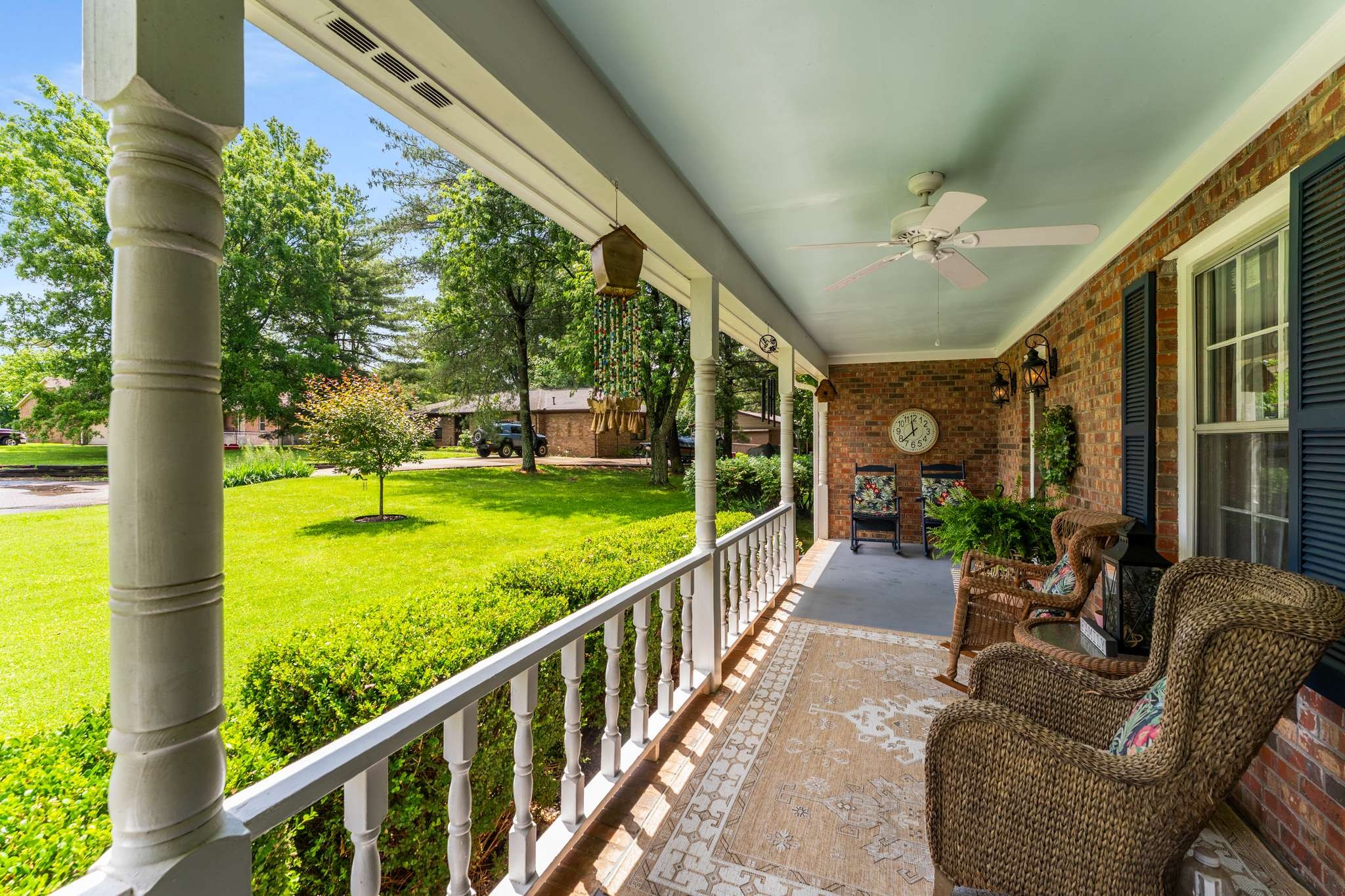 513 Rose Circle Murfreesboro, TN 37128 - Photo 5 of 37 a view of a porch with furniture and garden