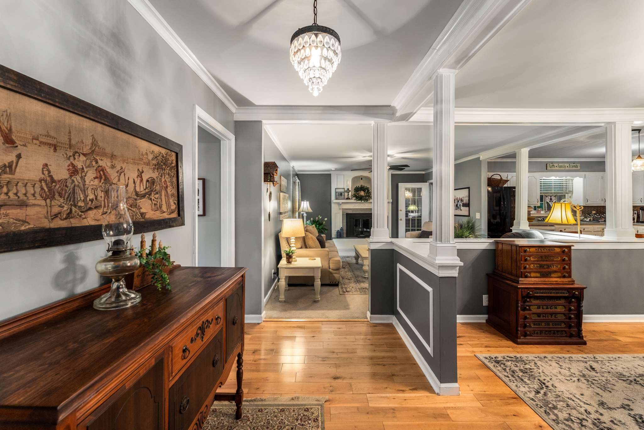 513 Rose Circle Murfreesboro, TN 37128 - Photo 7 of 37 a living room with furniture and a wooden floor