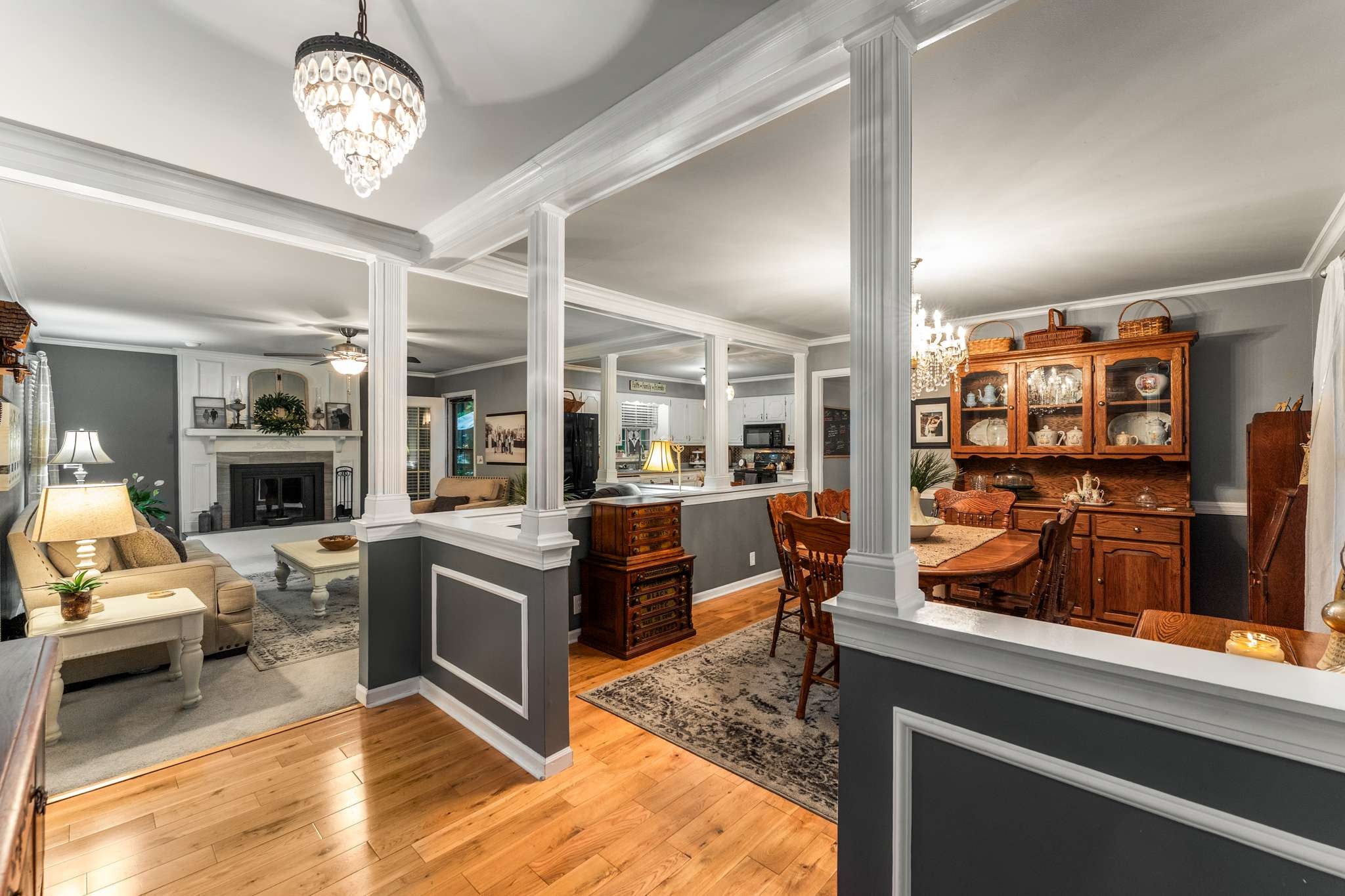 513 Rose Circle Murfreesboro, TN 37128 - Photo 8 of 37 a view of a living room and dining room