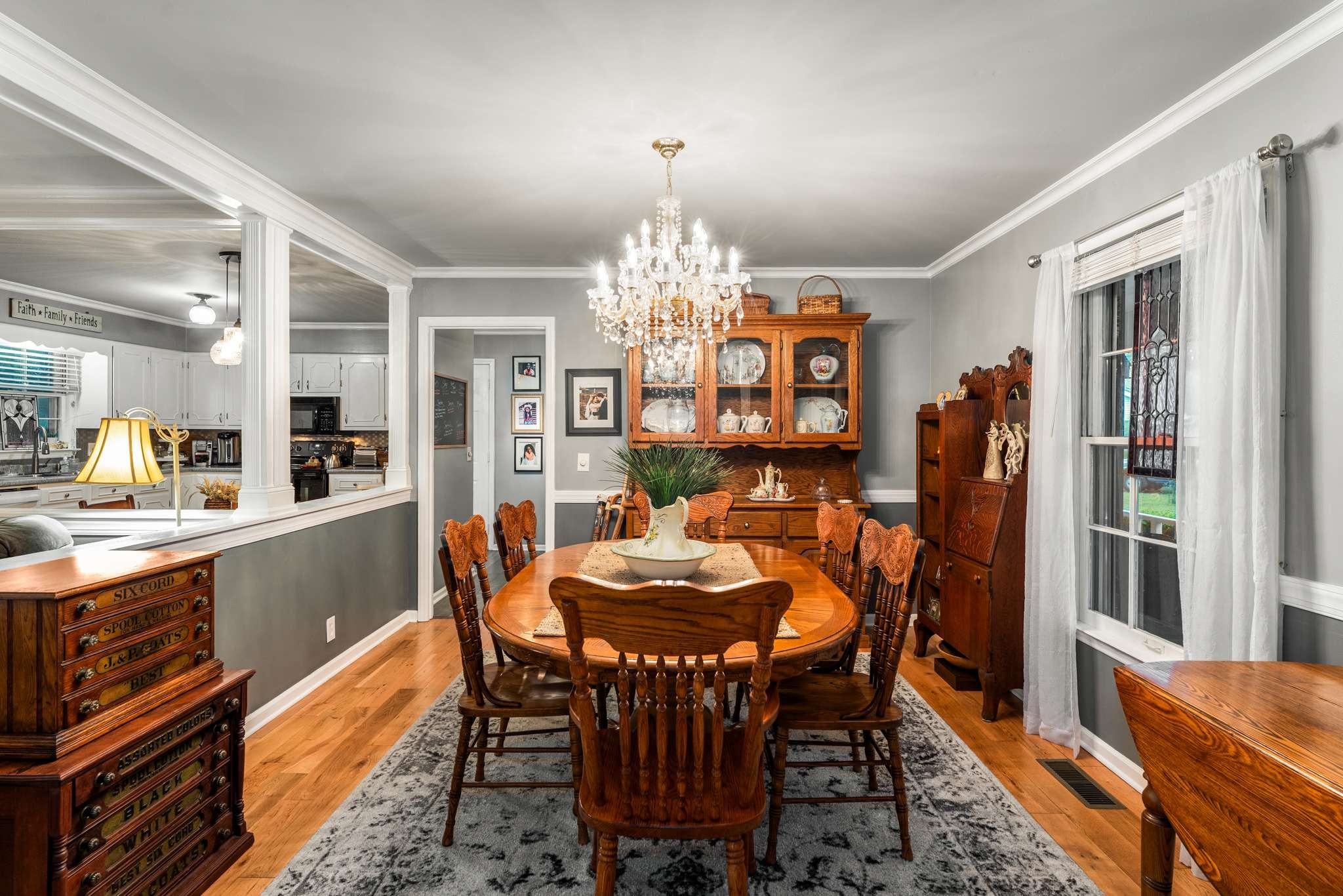 513 Rose Circle Murfreesboro, TN 37128 - Photo 9 of 37 a view of a dining room with furniture and chandelier
