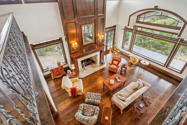 view of a living room with furniture