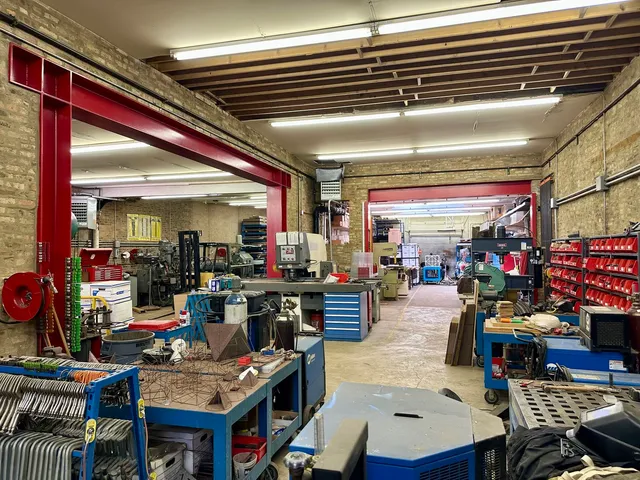 a outdoor space with lots of furniture and clutter