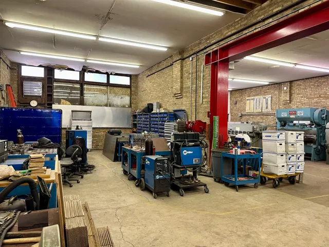 a view of storage and utility room