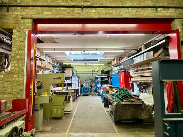 a view of storage and utility room