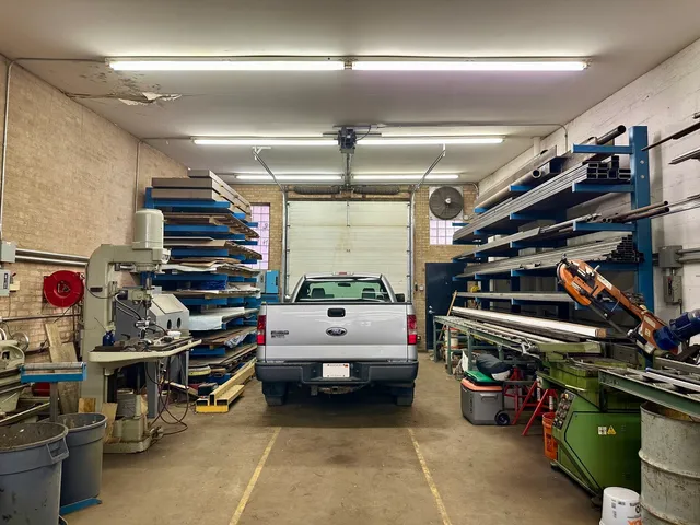a view of storage and utility room