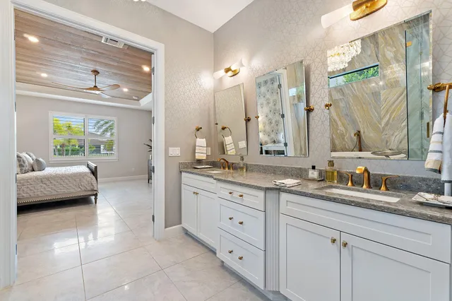 a view of a bike garage