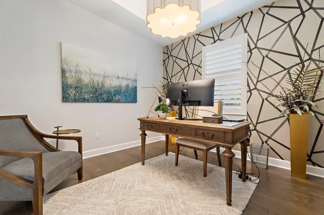 a room with bed and window