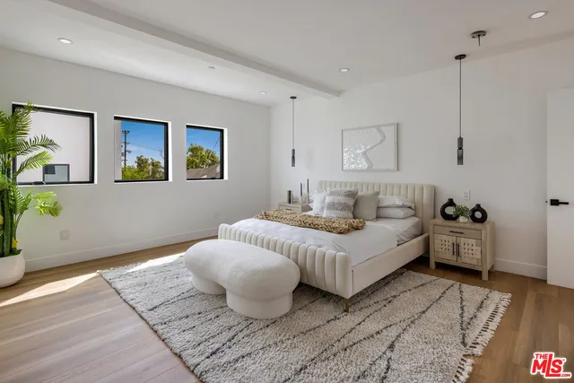 a room with a bed and a couch