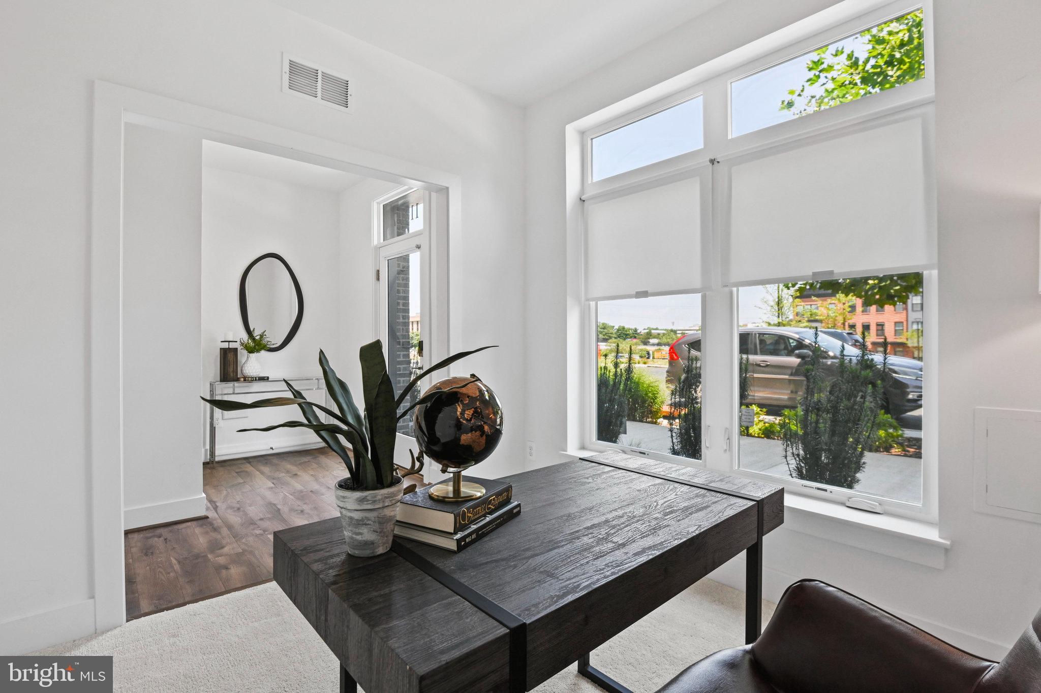 Home office - love the windows!
