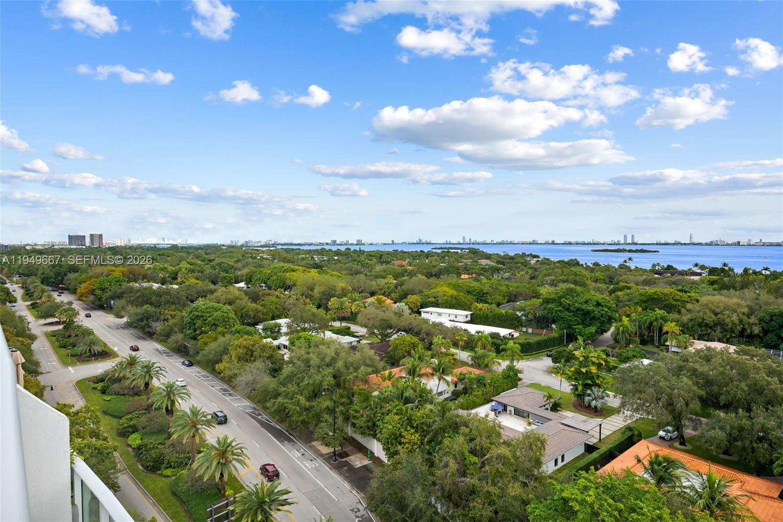 4250 Biscayne Boulevard, Unit 1201 Miami, FL 33137 - Photo 24 of 41 an aerial view of residential houses with outdoor space and trees