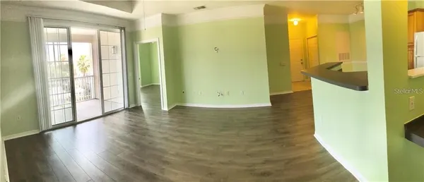 a view of a bathroom with a shower