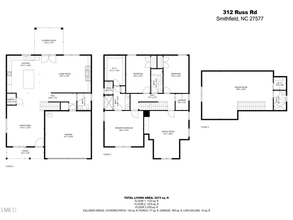 $575,000 | 312 Russ Road, Smithfield, NC 27577