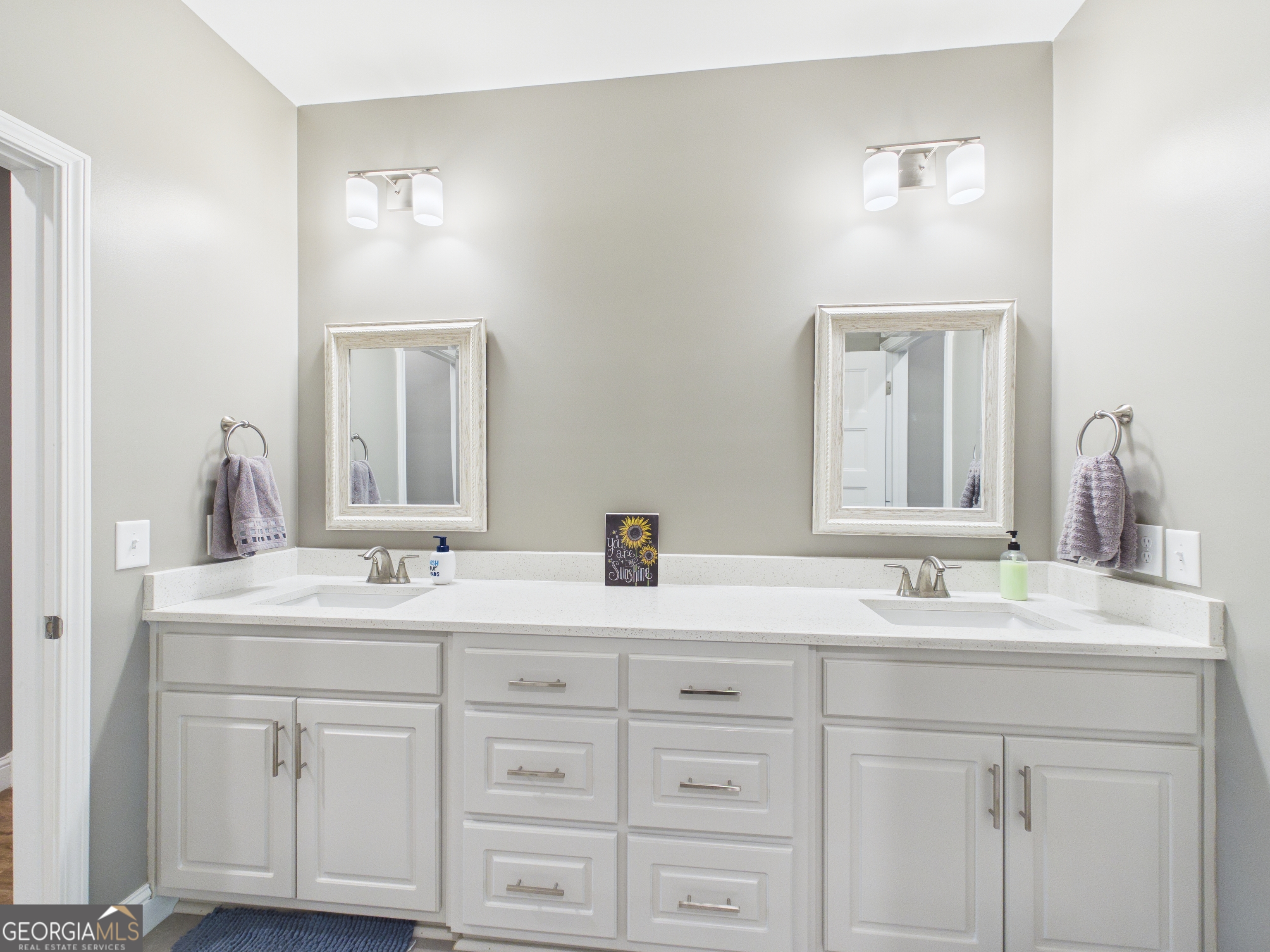 143 Terry Lane Fortson, GA 31808 - Photo 34 of 46 a bathroom with a sink and a mirror