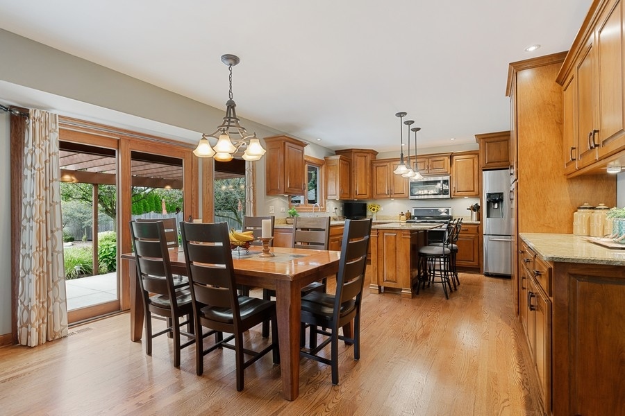 709 South Anderson Road New Lenox, IL 60451 - Photo 4 of 28 a view of a dining room with furniture window and outside view