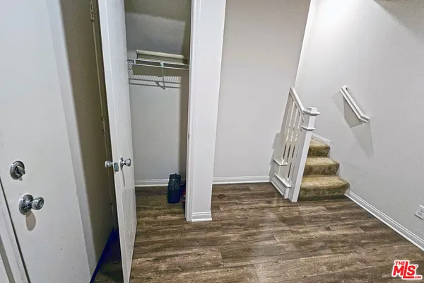 a view of an entryway door