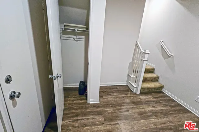 a view of an entryway door