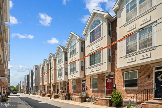 a view of a building with a street