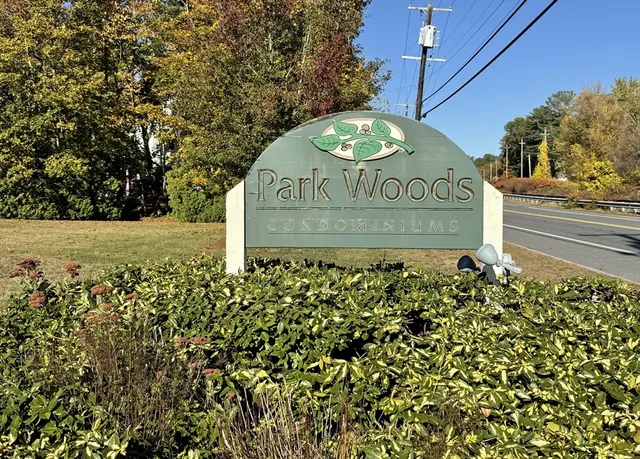 a view of a sign of a park