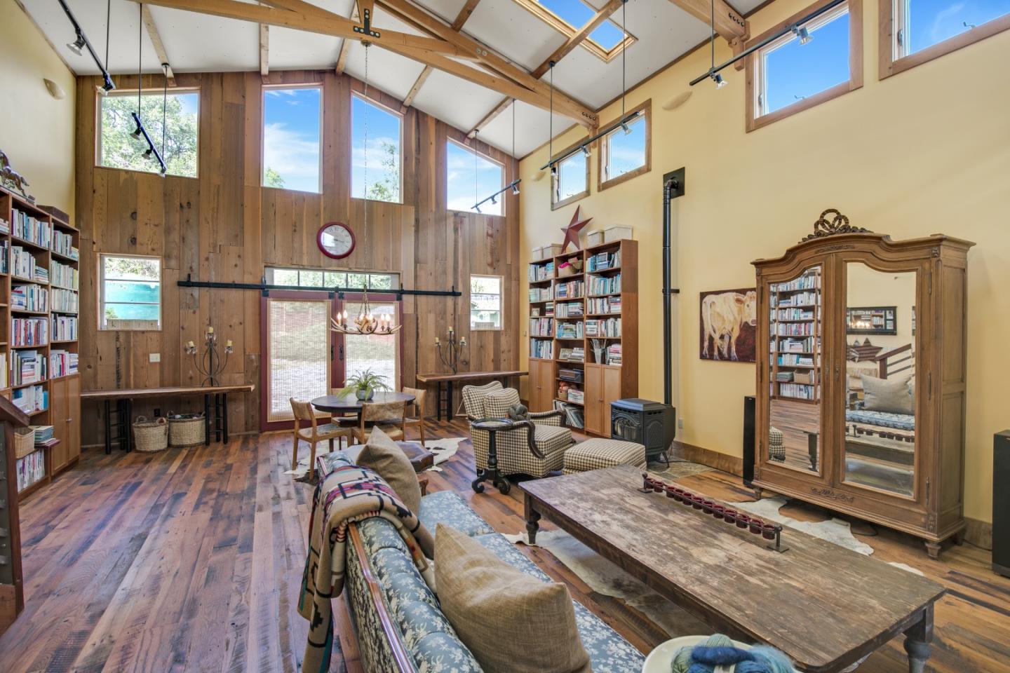 241 Bronco Road Soquel, CA 95073 - Photo 44 of 86 a view of a livingroom with furniture and floor to ceiling window