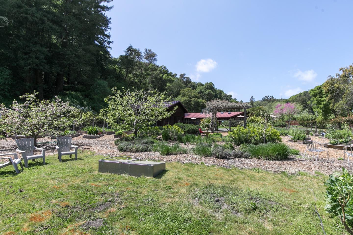 241 Bronco Road Soquel, CA 95073 - Photo 71 of 86 a backyard of a house with outdoor seating
