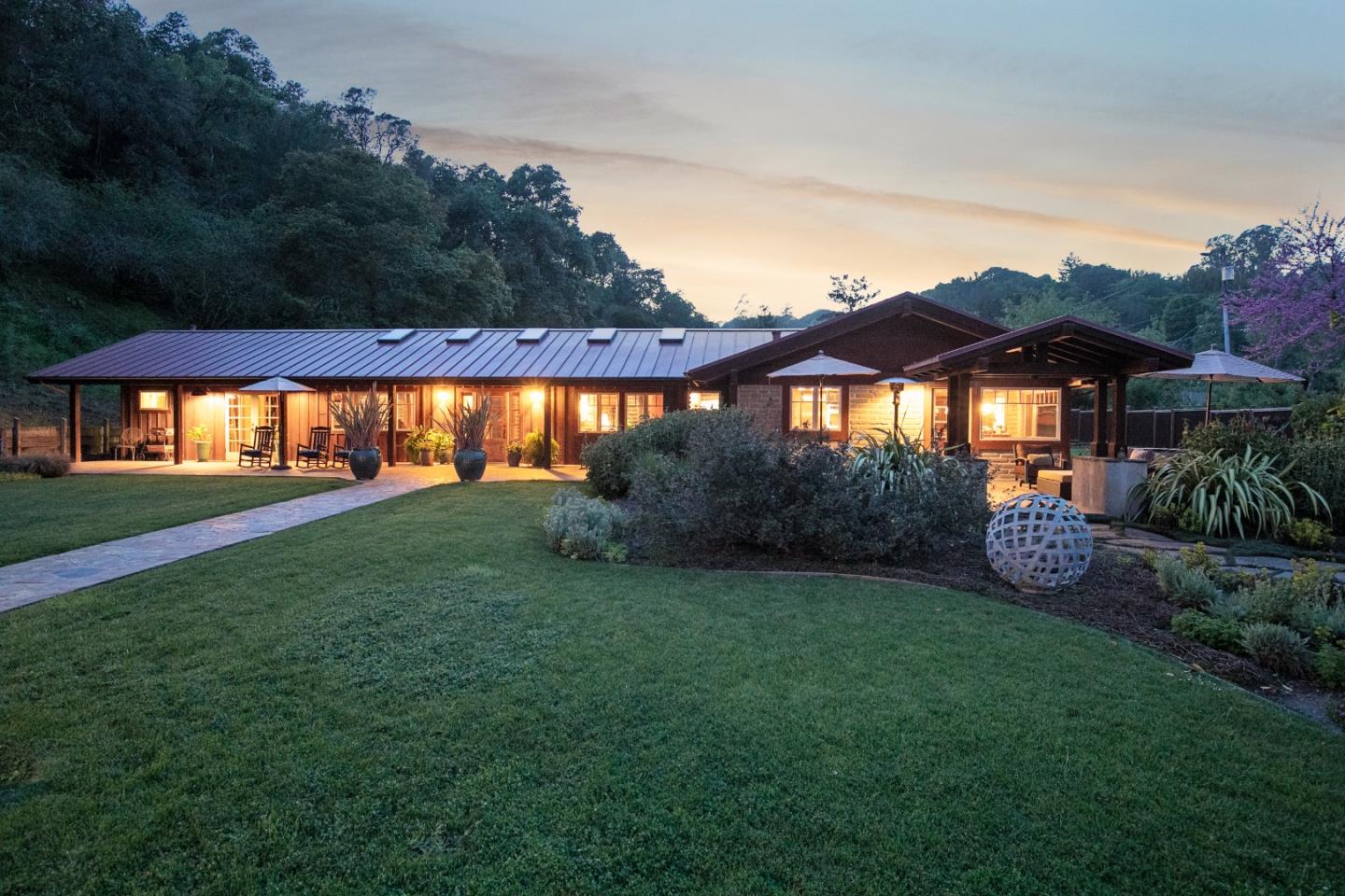 241 Bronco Road Soquel, CA 95073 - Photo 80 of 86 a view of backyard with a garden and outdoor seating